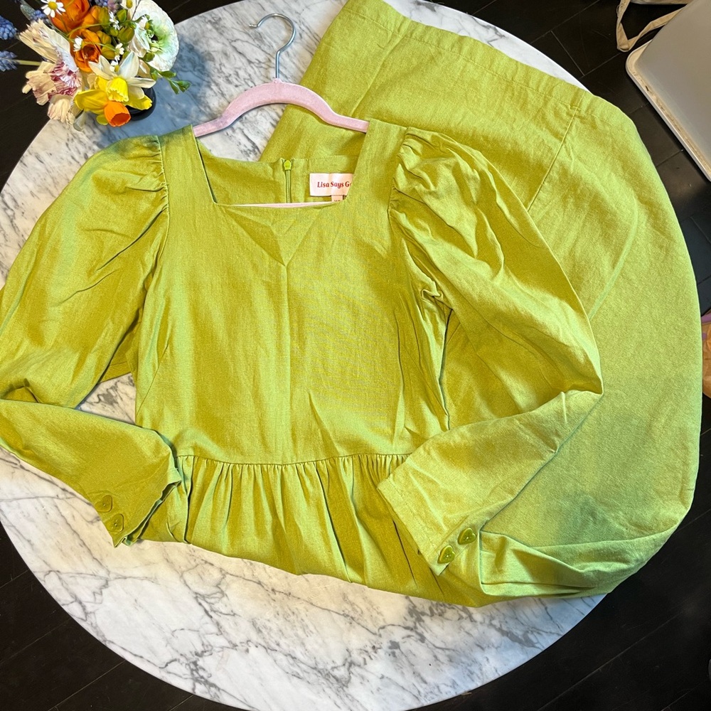 Lisa Says Gah Maddie Linen Dress - Picture 2 of 8